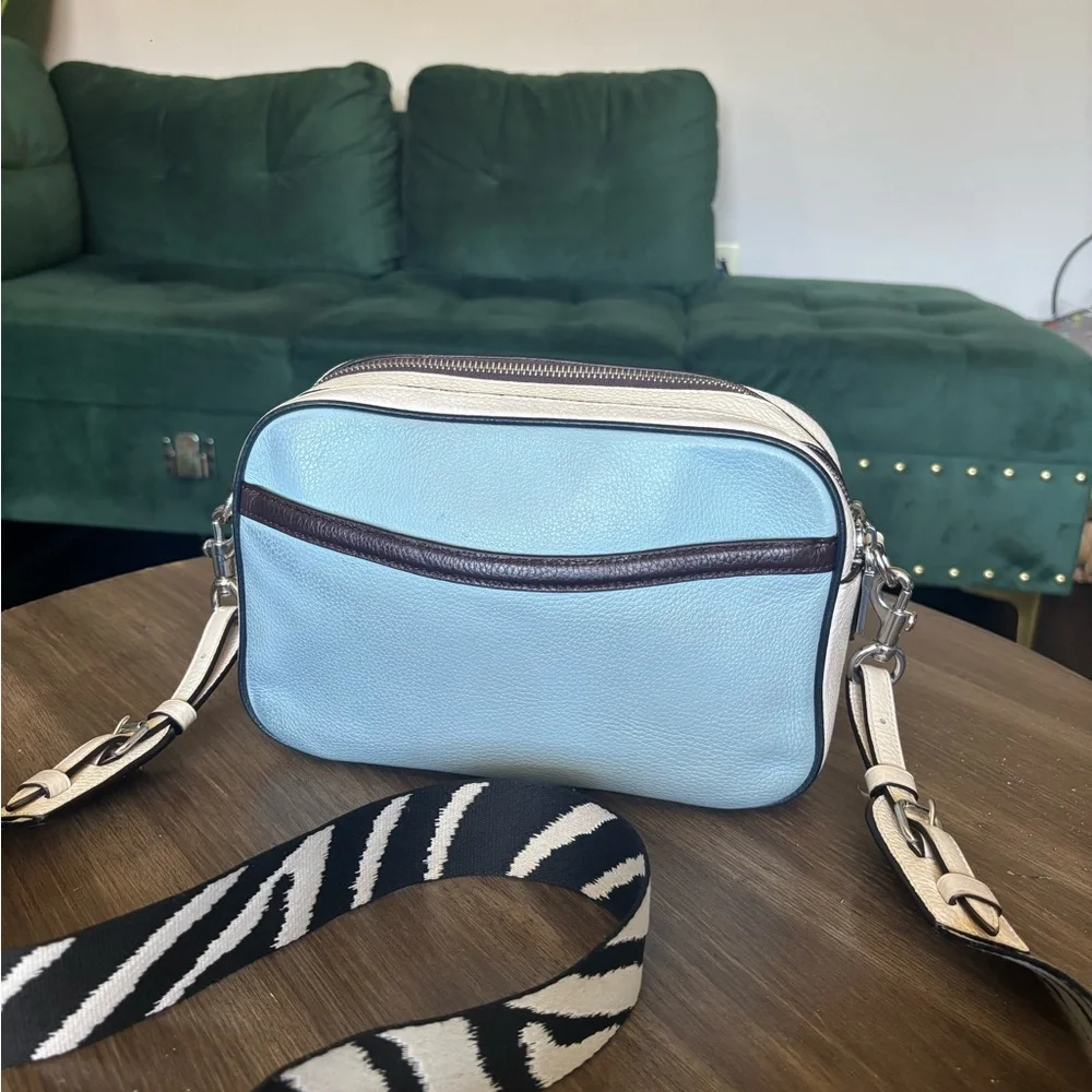 Coach Jes Crossbody in Colorblock with Stripe - Picture 8 of 16